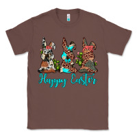 Chestnut happy easter leopard cowhide turquoise cactus bunny's Classic Tee - JahusDesignShop