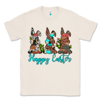 Natural happy easter leopard cowhide turquoise cactus bunny's Classic Tee - JahusDesignShop