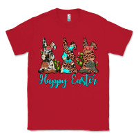 Red happy easter leopard cowhide turquoise cactus bunny's Classic Tee - JahusDesignShop