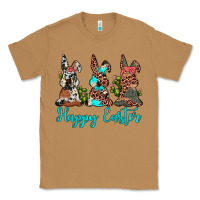 Toasted Coconut happy easter leopard cowhide turquoise cactus bunny's Classic Tee - JahusDesignShop