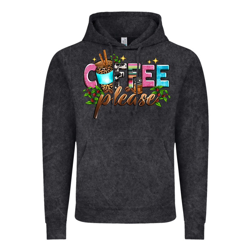 Coffee Please Vintage Hoodie by Zillion Design Studio | Teevron