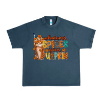 Midnight Navy whatever spices your pumpkin Urban Heavy Tee - RacoonDesign
