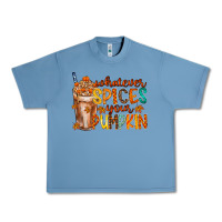 Pebble Blue whatever spices your pumpkin Urban Heavy Tee - RacoonDesign