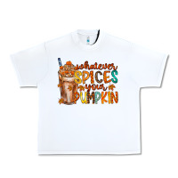 White whatever spices your pumpkin Urban Heavy Tee - RacoonDesign