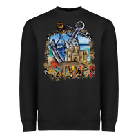 Black summer Heavyweight Sweatshirt - SublimationCraftShop