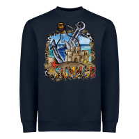 Navy summer Heavyweight Sweatshirt - SublimationCraftShop