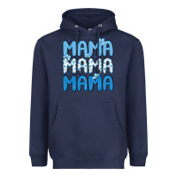 Navy valentines day mama Heavyweight Hoodie - MaliasSmallBusiness