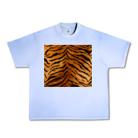 Grape Ice handdrawn tiger pattern Urban Heavy Tee - BarkalooDesign