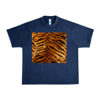 Navy handdrawn tiger pattern Urban Heavy Tee - BarkalooDesign
