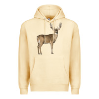 Pina Colada white tailed buck deer Premium Hoodie - LillyAllenDesigns