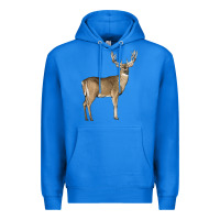 True Royal white tailed buck deer Premium Hoodie - LillyAllenDesigns