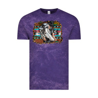 Cloud Purple cowgirl Vintage Tee - SublimationCraftShop