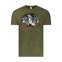 Vintage Olive cowgirl Vintage Tee - SublimationCraftShop