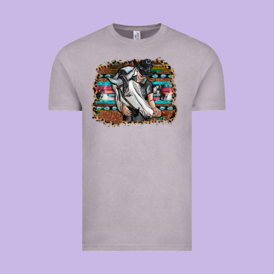 Cowgirl Vintage Tee Designed By Sublimationcraftshop