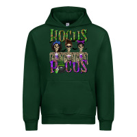 Forest Green Hocus Pocus with Skeletons Urban Hoodie - texasbilliewilder