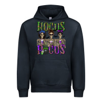 Navy Hocus Pocus with Skeletons Urban Hoodie - texasbilliewilder