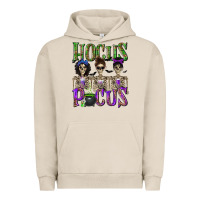 Pigment French Oak Hocus Pocus with Skeletons Urban Hoodie - texasbilliewilder