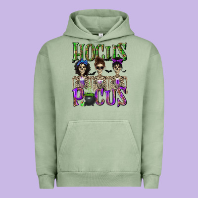 Hocus Pocus With Skeletons Urban Hoodie Designed By Texasbilliewilder