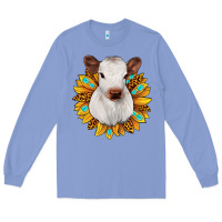 Colony Blue sunflower heifer Long Sleeve Tee - JahusDesignShop