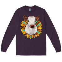 Plum sunflower heifer Long Sleeve Tee - JahusDesignShop