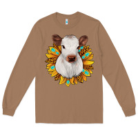 Toasted Coconut sunflower heifer Long Sleeve Tee - JahusDesignShop