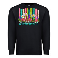Black booktrovert Premium Sweatshirt - NancyCooperArtShop