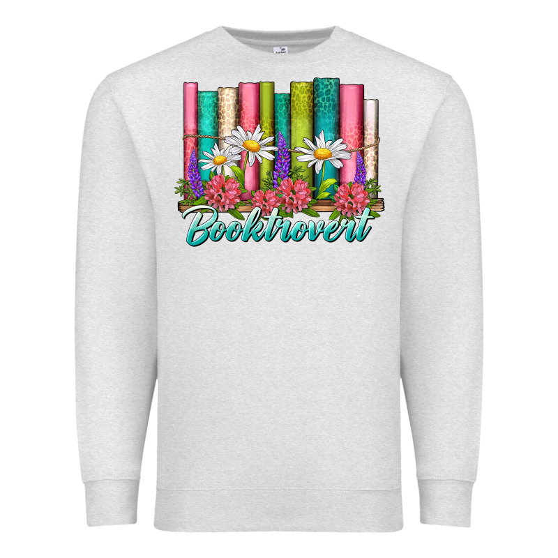 Booktrovert Premium Sweatshirt by NancyCooperArtShop | Teevron