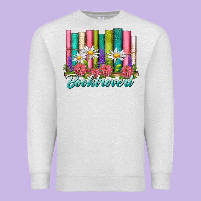 Booktrovert Premium Sweatshirt Designed By Nancycooperartshop