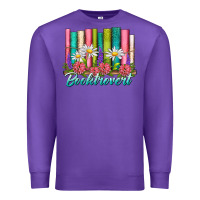 Purple booktrovert Premium Sweatshirt - NancyCooperArtShop