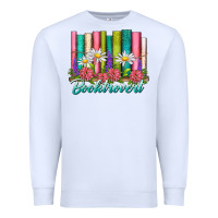 White booktrovert Premium Sweatshirt - NancyCooperArtShop