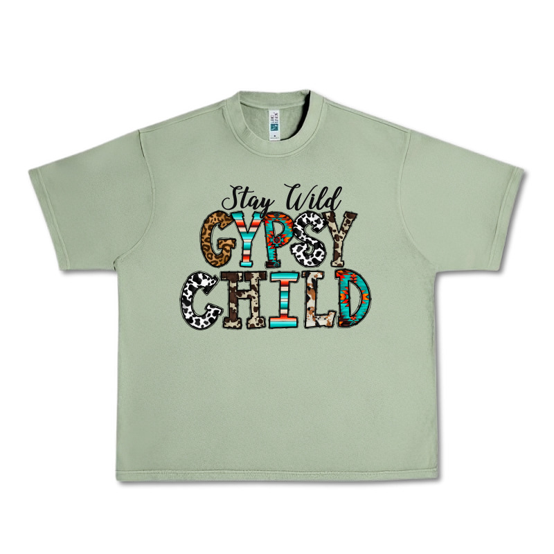 Stay Wild Gypsy Child Urban Heavy Tee by CowhideDigitalArt | Teevron