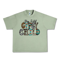 Oil Green stay wild gypsy child Urban Heavy Tee - CowhideDigitalArt