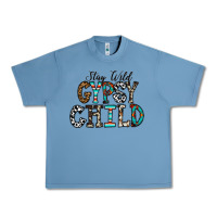 Pebble Blue stay wild gypsy child Urban Heavy Tee - CowhideDigitalArt