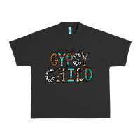 Pigment Black stay wild gypsy child Urban Heavy Tee - CowhideDigitalArt