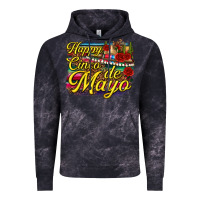 Cloud Black Happy Cinco de Mayo Vintage Hoodie - texasbilliewilder