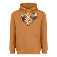 Meerkat scottish cow Heavyweight Hoodie - NancyCooperArtShop