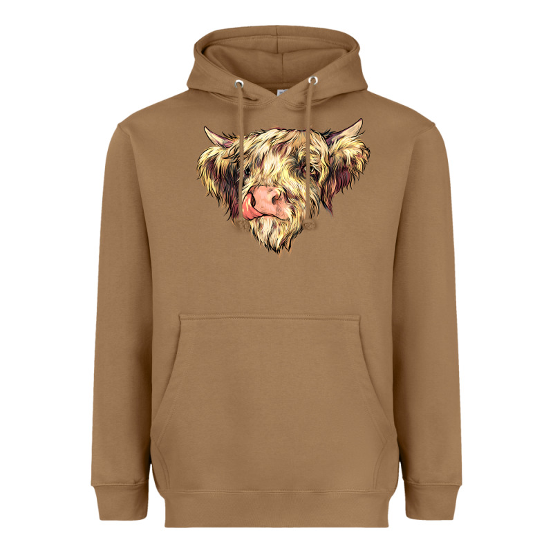 Scottish Cow Heavyweight Hoodie by NancyCooperArtShop | Teevron