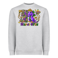 Heather Grey dragon my first mardi gras Heavyweight Sweatshirt - FaDigitalArtStudio
