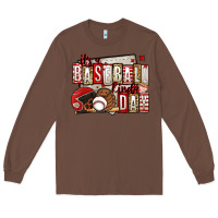 Chestnut it's a baseball kinda day Long Sleeve Tee - Jasminsmagicworld