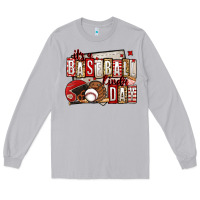 Moon Dust it's a baseball kinda day Long Sleeve Tee - Jasminsmagicworld
