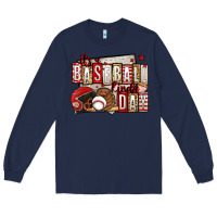 Navy it's a baseball kinda day Long Sleeve Tee - Jasminsmagicworld