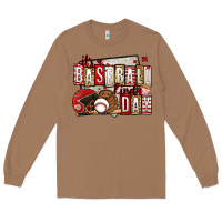 Toasted Coconut it's a baseball kinda day Long Sleeve Tee - Jasminsmagicworld