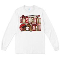 White it's a baseball kinda day Long Sleeve Tee - Jasminsmagicworld