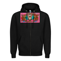 Black western baby boer goat pink flowers serape leopard pink glitter patter Zipper Hoodie - BarkalooDesign