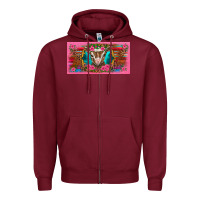 Burgundy western baby boer goat pink flowers serape leopard pink glitter patter Zipper Hoodie - BarkalooDesign