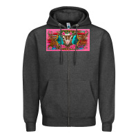 Charcoal Heather western baby boer goat pink flowers serape leopard pink glitter patter Zipper Hoodie - BarkalooDesign