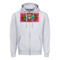 Heather Grey western baby boer goat pink flowers serape leopard pink glitter patter Zipper Hoodie - BarkalooDesign