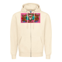 Sandshell western baby boer goat pink flowers serape leopard pink glitter patter Zipper Hoodie - BarkalooDesign