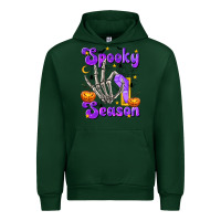Forest Green Spooky Season On Urban Hoodie - texasbilliewilder