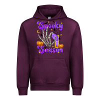 Mauve Wine Spooky Season On Urban Hoodie - texasbilliewilder